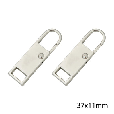 2pcs Fashion Metal zipper repair kits Zippers lightning zippers puller for Zipper Slider DIY Sewing Craft sewing Kits Metal Zip