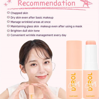 DEROL Anti Rimpel Silky Smooth Multi Balm Stick Wrinkle Bounce Moisturizing Multi Balm Stick Brighten Dull Skin Tone Cream