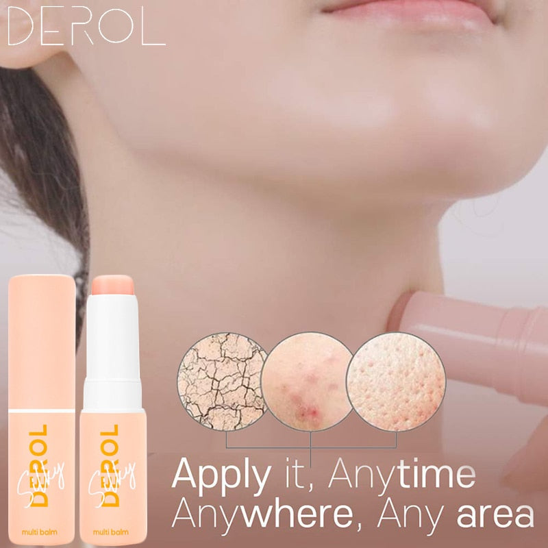 DEROL Anti Rimpel Silky Smooth Multi Balm Stick Wrinkle Bounce Moisturizing Multi Balm Stick Brighten Dull Skin Tone Cream