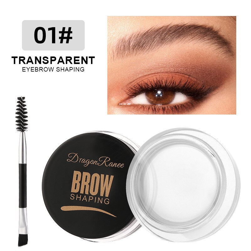 Dragon Ranee Dye Eyebrow Soap Wax Trimmer Fluffy Feathery Waterproof Long Lasting 3D Eyebrow Pomade Setting Gel