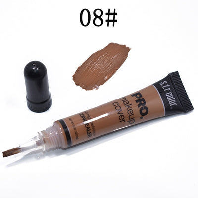 12 color hose concealer concealer nourishing makeup foundation liquid covering black rim of the eye pock scar backing cream