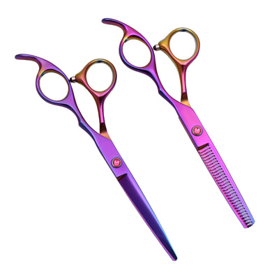 Hair Scissors 5.5 6.0 Professional Hairdressing Scissors Thinning Barber Scissor Set Hair Cutting Scissors 440C Japan Steel 888#