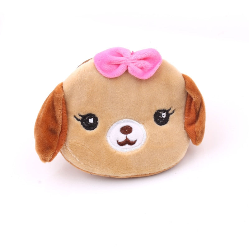 FUDEAM Soft Plush Panda Dog Rabbit Monkey Cartoon Women Coin Purse Mini Cute Zipper Girls Coin Wallet USB Cable Bag Key Wallets