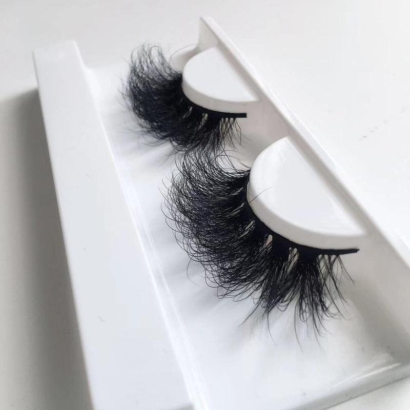 Morwalendi 3D messy fluffy lashes Mink eyelashes False Eyelashes Super Fluffy reusable cilios Glamorous for dramatic makeup