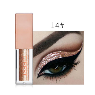 QIBEST 15 Colors Eyeshadow Stick Shining Makeup Glitter Pigment Waterproof Eye Shadow Stick Smoky Liquid Eye Shadow Cosmetics