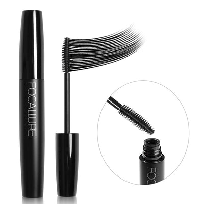 FOCALLURE 3D Eyelash Extension Curling Makeup Black Long Wearing Fiber Silk Waterproof Mascara