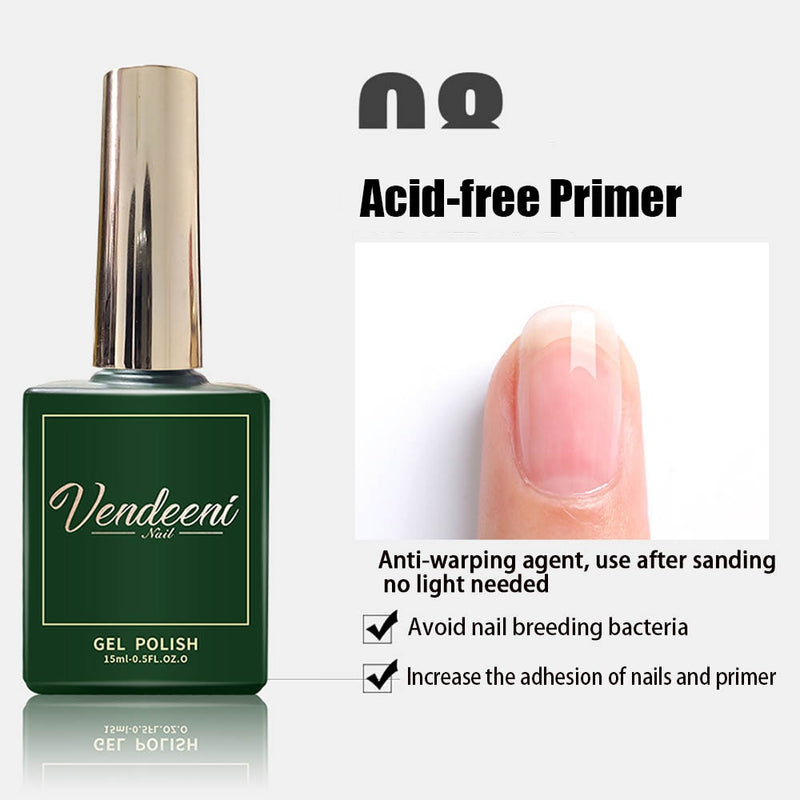 Vendeeni Nail Art Functional Gel Top Base Coat Tempering Matte Top Coat Reinforcing Gel Blossom Gel Foil Transfer Gel 15ml