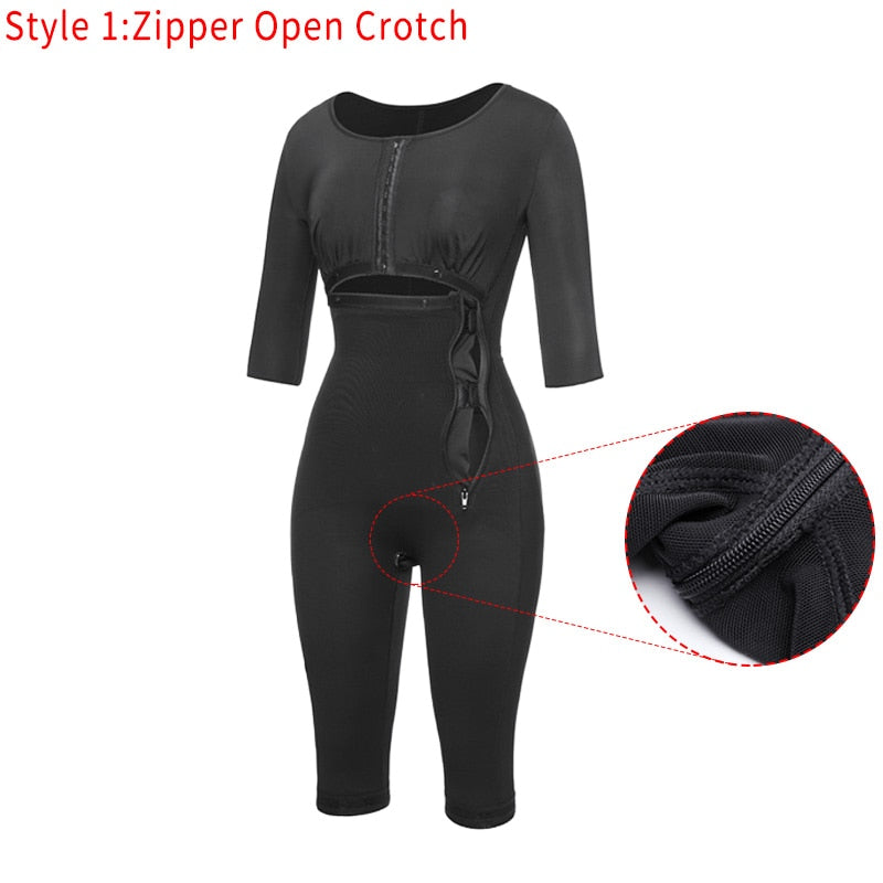 Full Body Shaper Bodysuit Shapewear Waist Trainer Abdomen Shapers Women Tummy Control Slimming Sheath Fajas Seamless Slim Corset