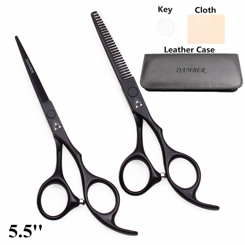 Hair Scissors 5.5 6.0 Professional Hairdressing Scissors Thinning Barber Scissor Set Hair Cutting Scissors 440C Japan Steel 888