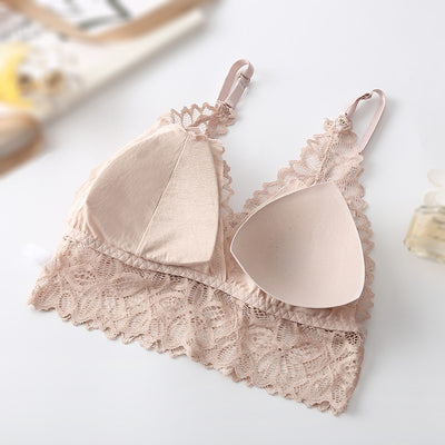 Sexy Lace Underwear French Bra Set Comfortable Women Bras Lingeries Ladies Underwear Suit