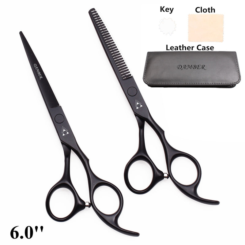 Hair Scissors 5.5 6.0 Professional Hairdressing Scissors Thinning Barber Scissor Set Hair Cutting Scissors 440C Japan Steel 888