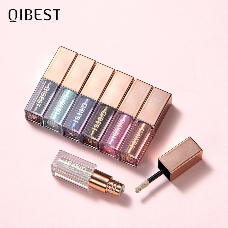 QIBEST 15 Colors Eyeshadow Stick Shining Makeup Glitter Pigment Waterproof Eye Shadow Stick Smoky Liquid Eye Shadow Cosmetics