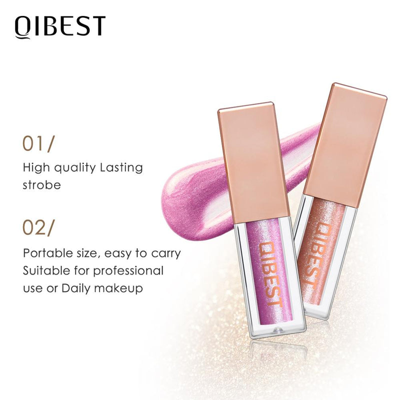 QIBEST 15 Colors Eyeshadow Stick Shining Makeup Glitter Pigment Waterproof Eye Shadow Stick Smoky Liquid Eye Shadow Cosmetics