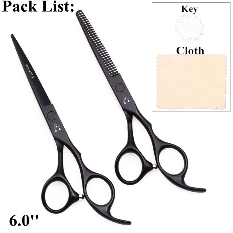 Hair Scissors 5.5 6.0 Professional Hairdressing Scissors Thinning Barber Scissor Set Hair Cutting Scissors 440C Japan Steel 888