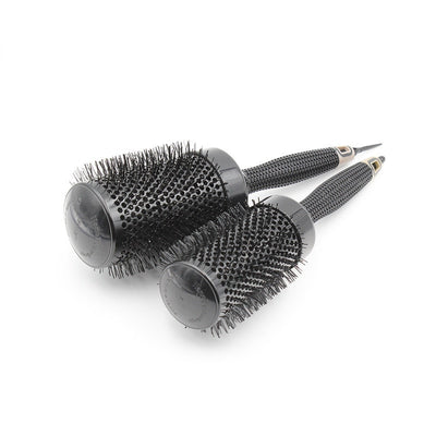 Professional Anti-static hair comb High Temperature aluminum Iron Round Comb 6 Size Hair Tools Hair Brush