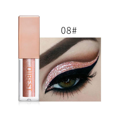 QIBEST 15 Colors Eyeshadow Stick Shining Makeup Glitter Pigment Waterproof Eye Shadow Stick Smoky Liquid Eye Shadow Cosmetics