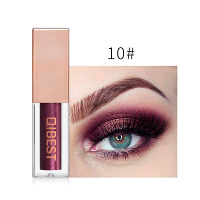 QIBEST 15 Colors Eyeshadow Stick Shining Makeup Glitter Pigment Waterproof Eye Shadow Stick Smoky Liquid Eye Shadow Cosmetics