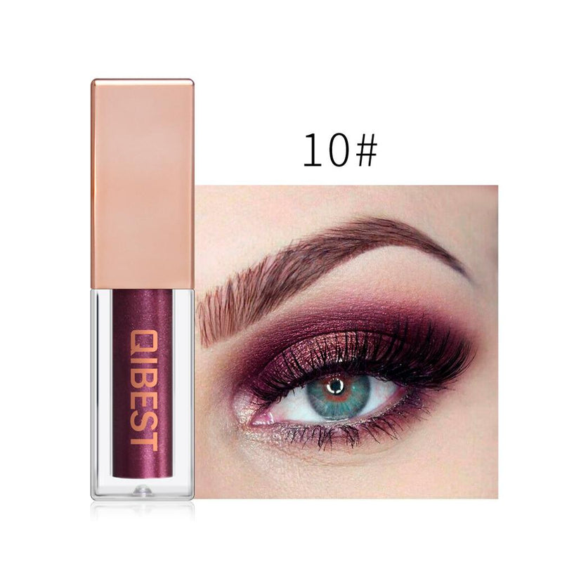 QIBEST 15 Colors Eyeshadow Stick Shining Makeup Glitter Pigment Waterproof Eye Shadow Stick Smoky Liquid Eye Shadow Cosmetics