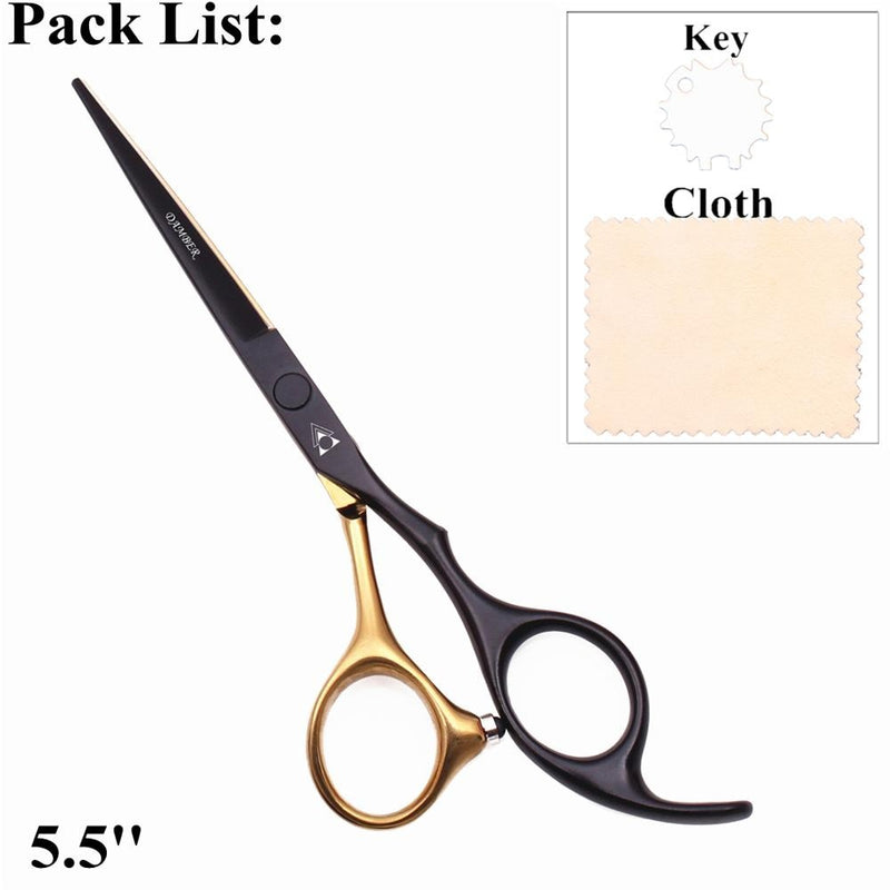 Hair Scissors 5.5 6.0 Professional Hairdressing Scissors Thinning Barber Scissor Set Hair Cutting Scissors 440C Japan Steel 888