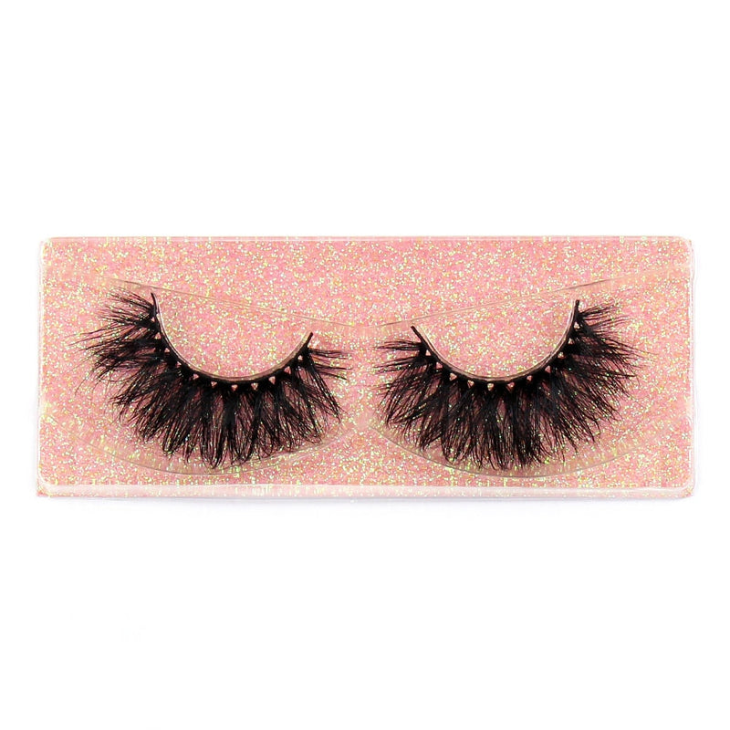 FOXESJI Lashes Mink Eyelashes 3D Handmade Fluffy Dramatic Volume Thick Mink Lashes False Eyelashes Cruelty free Eyelash Makeup