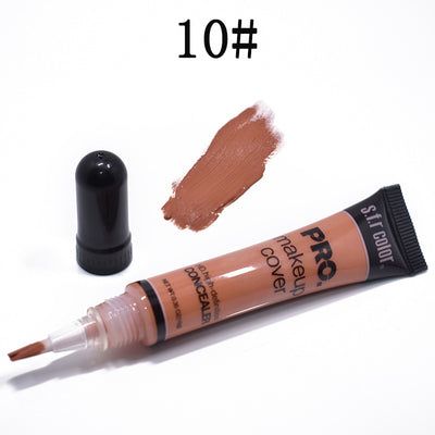 12 color hose concealer concealer nourishing makeup foundation liquid covering black rim of the eye pock scar backing cream