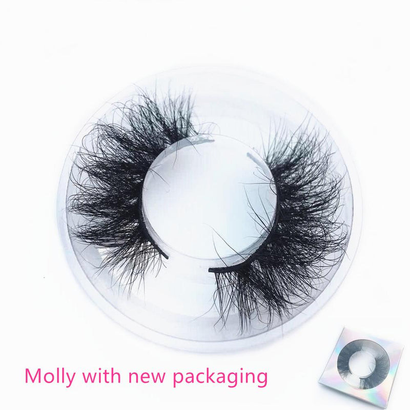 Morwalendi 3D messy fluffy lashes Mink eyelashes False Eyelashes Super Fluffy reusable cilios Glamorous for dramatic makeup