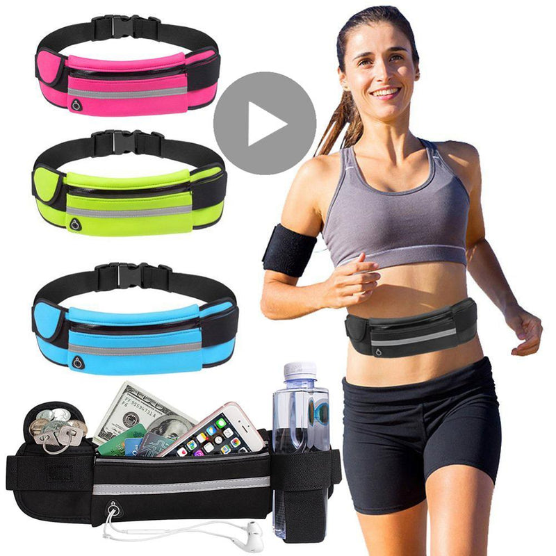 Sport Running Waterproof Fanny Pack Waist Belt Belly Bum Hip For Men Women Bag Male Female Handbag Kangaroo Banano Phone Banana