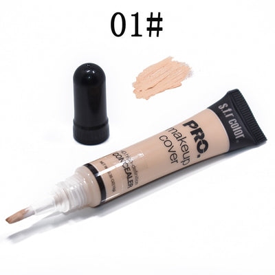 12 color hose concealer concealer nourishing makeup foundation liquid covering black rim of the eye pock scar backing cream