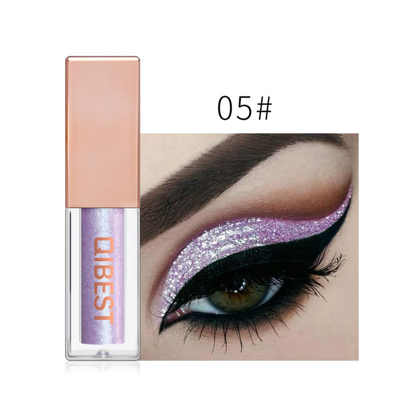 QIBEST 15 Colors Eyeshadow Stick Shining Makeup Glitter Pigment Waterproof Eye Shadow Stick Smoky Liquid Eye Shadow Cosmetics