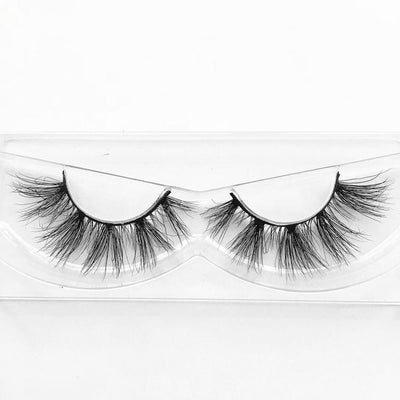 Morwalendi 3D messy fluffy lashes Mink eyelashes False Eyelashes Super Fluffy reusable cilios Glamorous for dramatic makeup