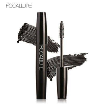 FOCALLURE 3D Eyelash Extension Curling Makeup Black Long Wearing Fiber Silk Waterproof Mascara