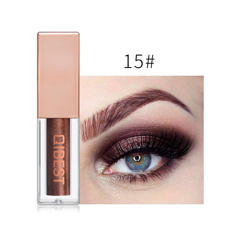 QIBEST 15 Colors Eyeshadow Stick Shining Makeup Glitter Pigment Waterproof Eye Shadow Stick Smoky Liquid Eye Shadow Cosmetics