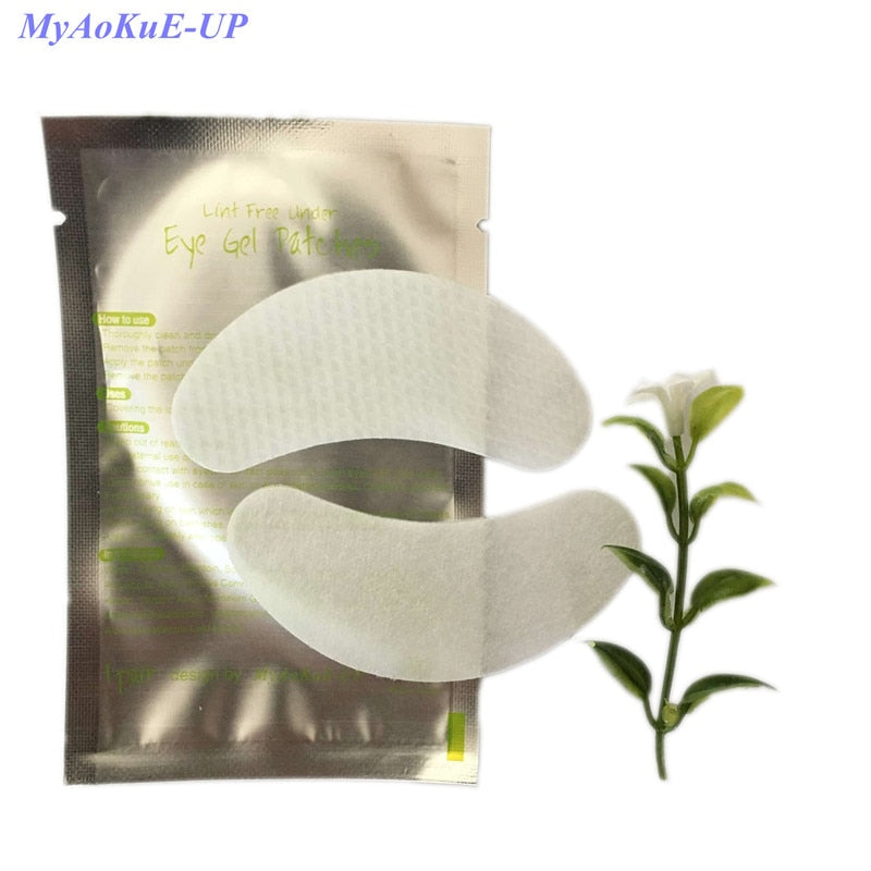 50 Pairs Thin Eye Pads For Eyelash Extension Eyelashes Patches Tips Sticker Wraps Cosmetic Tool Makeup For The Eyes tools