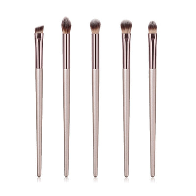 4/10pcs Champagne makeup brushes set for cosmetic foundation powder blush eyeshadow kabuki blending make up brush beauty tool