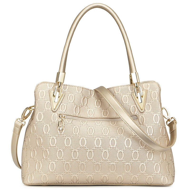 FOXER Occident Style Gold Totes Women&