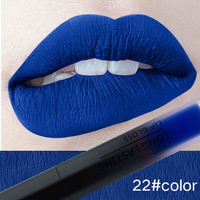 28 color matte liquid lipstick waterproof long lasting lip plumper makeup lipstick velvet gloss lip gloss cosmetics