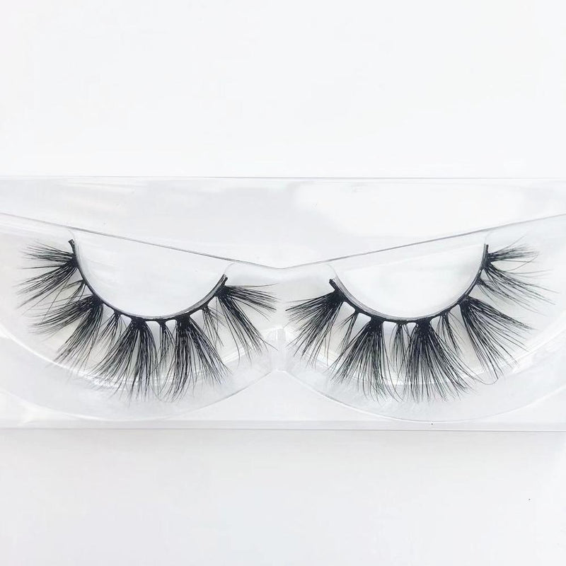 Morwalendi 3D messy fluffy lashes Mink eyelashes False Eyelashes Super Fluffy reusable cilios Glamorous for dramatic makeup