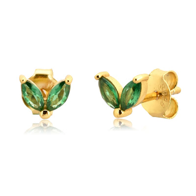 ANDYWEN 925 Sterling Silver Turquoises Green Stud Earring Piercing Ohrringe Pendiente Luxury Women Jewelry Fashion Party