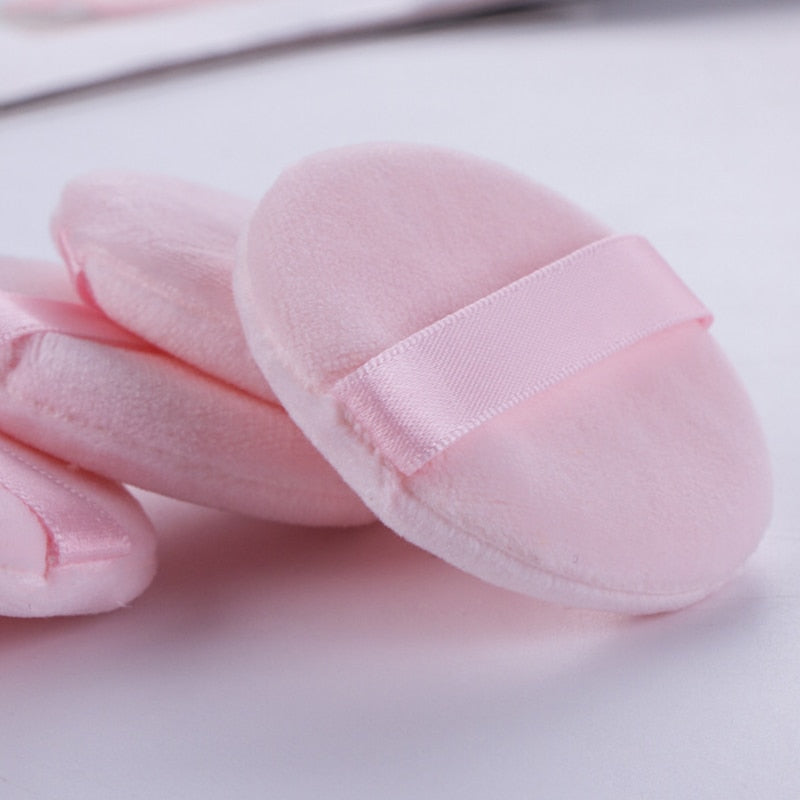 5pcs Foundation Makeup Sponge Pro Cosmetic Puff Beauty Air Cushion Powder Smooth Wet &amp;Dry Dual-Use Makeup Sponge Tool