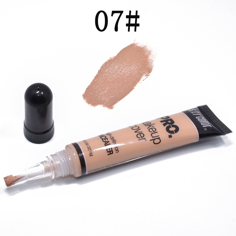 12 color hose concealer concealer nourishing makeup foundation liquid covering black rim of the eye pock scar backing cream