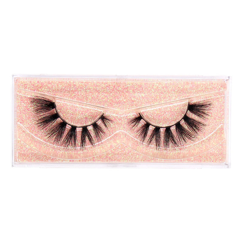 FOXESJI Lashes Mink Eyelashes 3D Handmade Fluffy Dramatic Volume Thick Mink Lashes False Eyelashes Cruelty free Eyelash Makeup