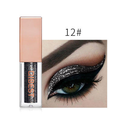 QIBEST 15 Colors Eyeshadow Stick Shining Makeup Glitter Pigment Waterproof Eye Shadow Stick Smoky Liquid Eye Shadow Cosmetics