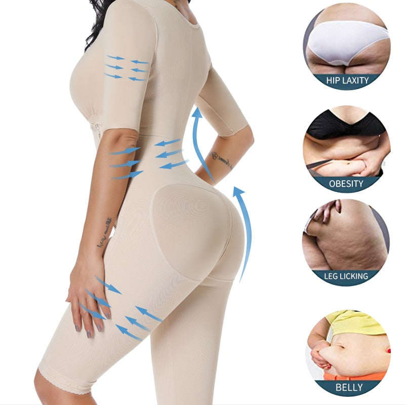 Full Body Shaper Bodysuit Shapewear Waist Trainer Abdomen Shapers Women Tummy Control Slimming Sheath Fajas Seamless Slim Corset