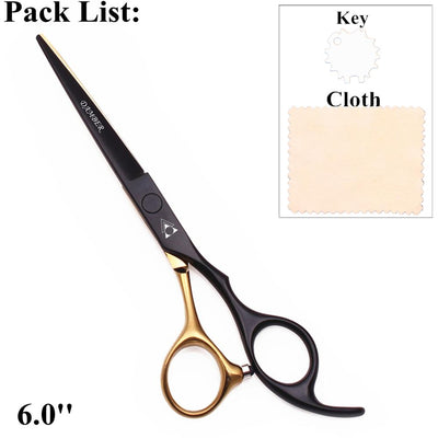 Hair Scissors 5.5 6.0 Professional Hairdressing Scissors Thinning Barber Scissor Set Hair Cutting Scissors 440C Japan Steel 888#