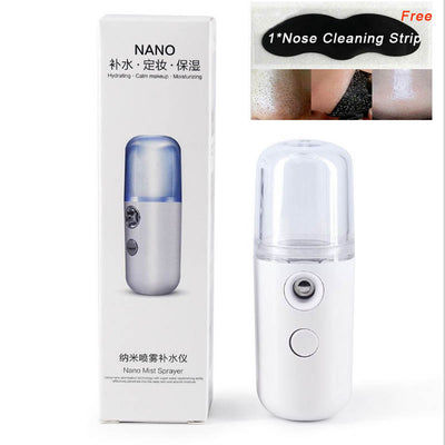 Portable Hydrating Mist Face Sprayer Facial Nebulizer Steamer USB Moisturizing Skin Care Mini 30ml Spray Beauty