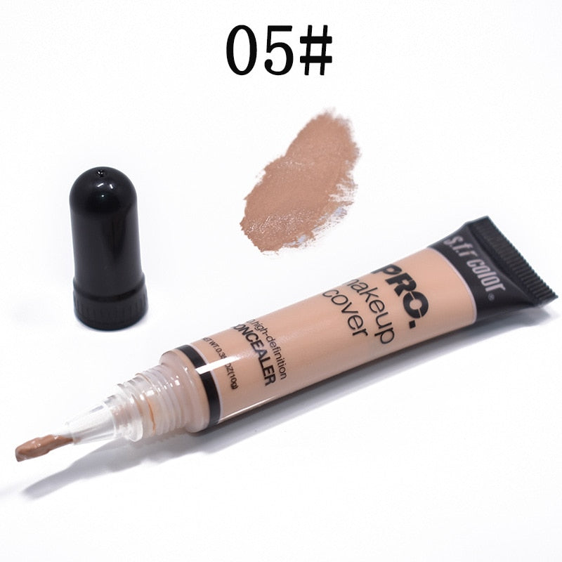 12 color hose concealer concealer nourishing makeup foundation liquid covering black rim of the eye pock scar backing cream