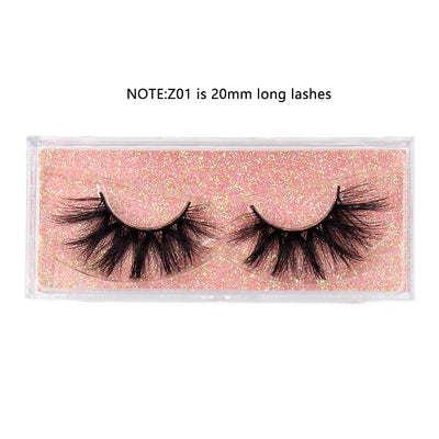 FOXESJI Lashes Mink Eyelashes 3D Handmade Fluffy Dramatic Volume Thick Mink Lashes False Eyelashes Cruelty free Eyelash Makeup