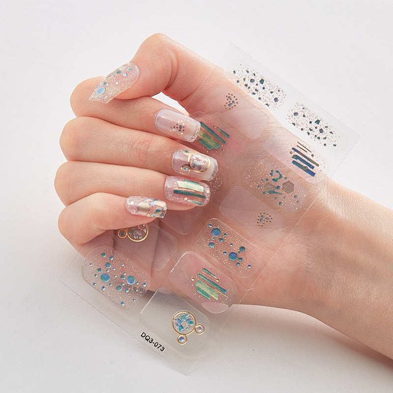 Three Sorts 0f Nail Stickers Self Adhesive Nail Sticker Nails Art Decoration Nail Designs Nails Sticker Designer Full Beauty