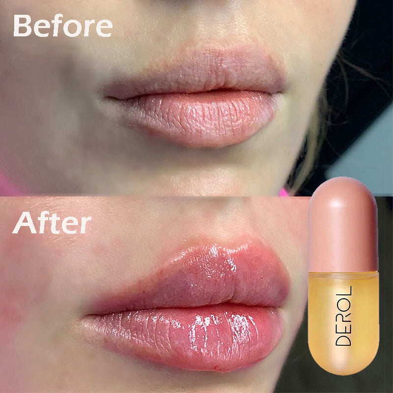 1pcs Ginger Lips Gloss Oil Moisturizing Reduce Lip Fine Lines Care Essence Serum Long Lasting Makeup Liquid Lipsticks Cosmetic