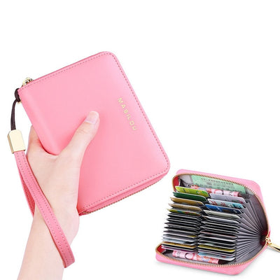 Women&#39;s Long Zipper Wallet Genuine Leather Wallets for Women RFID Blocking Clutch Bag Credit Card Holder Bag Purses Wallet Men